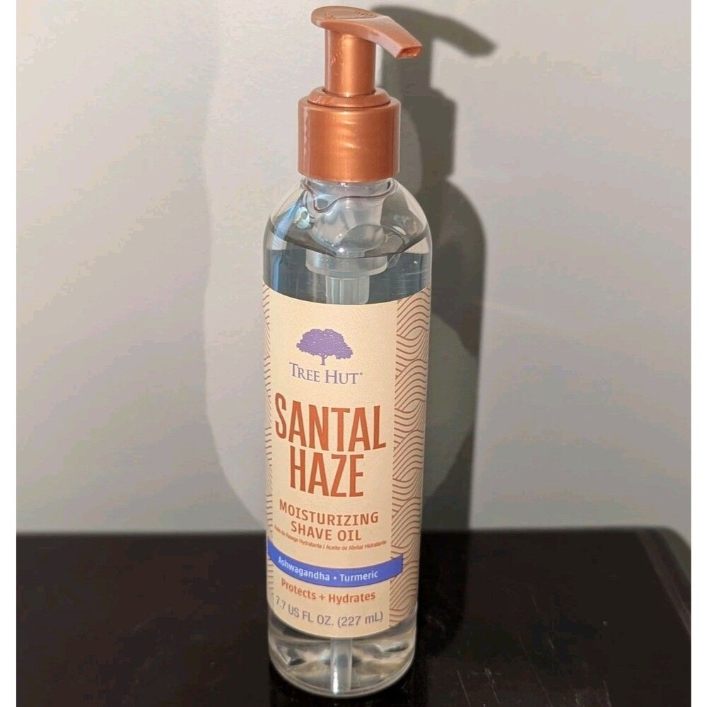 Tree Hut Santal Haze Moisturizing Shave Oil 7.7‎ fl oz Ashwagandha NEW hydrating